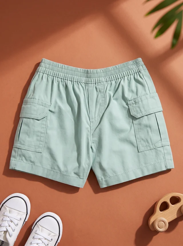 Short cargo verde